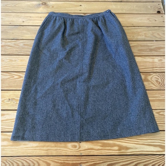 Evan Picone Dresses & Skirts - Vintage Evan Picone A Line Midi Skirt Size 14 Women’s Grey